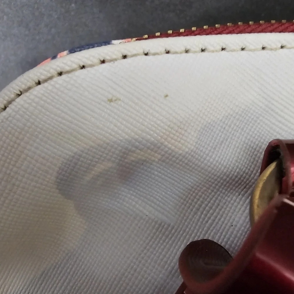 Finon Milano blossom white and red purse